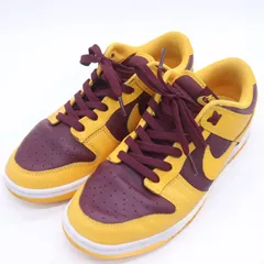 ナイキ スニーカー ローカット DD1391-702 ダンクローレトロ シューズ 靴 メンズ 26.5サイズ イエロー×エンジ NIKE 【中古】