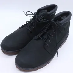 ティンバーランド チャッカブーツ シューズ ブランド 靴 黒 メンズ 28サイズ ブラック Timberland 【中古】