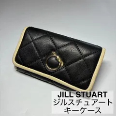 JILL STUART/ジルスチュアート/キーケース/5連キーケース/キルティング/ブラック/良好品　　　【A388】