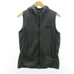 エンポリオアルマーニ EMPORIO ARMANI ロゴ 中綿 ジップアップ ブルゾン ベスト グレー S