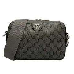 GUCCI(グッチ) ショルダーバッグ オフィディア スモール クロスボディバッグ 699439 グレー×黒 レザー