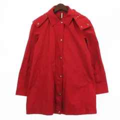 トミーヒルフィガー TOMMY HILFIGER コート ライナー付き ジャケット フード ジップアップ 赤 レッド XS アウター ■GY31