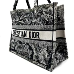 【良品】 Christian Dior クリスチャンディオール  ブックトート トートバッグ ハンドバッグ キャンバス 総柄 レディース メンズ ユニセックス 男女のサムネイル