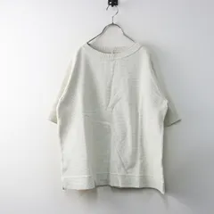ノーコントロールエアー NO CONTROL AIR ニットジャガード メッシュワッフル ボートネックカットソー XS｜オフホワイト【2400014687835】のサムネイル