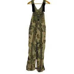 リバティ LIBERTY 90S USA製 リアルツリー 紙タグ ロゴボタン オールインワン オーバーオール 迷彩 カモ メンズ  32/REGULAR