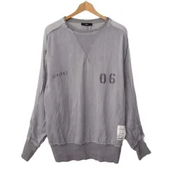 ディーゼル DIESEL トレーナー スウェット 切替 製品染 XS グレー