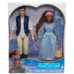 마텔(MATTEL) 디즈니(Disney)/실사 영화[리틀 머메이드] 아리엘/에릭 왕자 인형[옷입기 인형][인형 2장] [3세~] HLX14