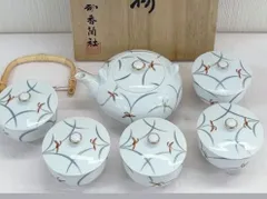 【未使用】有田焼　香蘭社　急須 蓋付き湯呑　セット　木箱入り