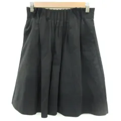 ロッソ ROSSO アーバンリサーチ フレアスカート ひざ丈 F ブラック 黒 /YM16