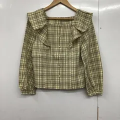 MAJESTIC LEGON マジェスティックレゴン シャツ、ブラウス 長袖 1002030506 スウィートフリルブラウス タグ付き