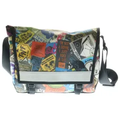 THE NORTH FACE (ザノースフェイス) 総柄 ロゴプリント メッセンジャーバッグ ショルダーバッグ マルチカラー NM81704