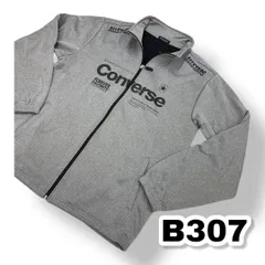 converse(コンバース）ジップアップジャケット　グレー　サイズＬ　管理B307