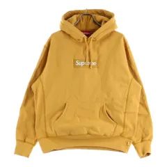 SUPREME (シュプリーム) 21AW Box Logo Hooded Sweatshirt ボックスロゴ スウェットプルオーバーパーカー フーディー イエロー