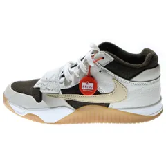 NIKE (ナイキ) ×TRAVIS SCOTT JORDAN JUMPMAN JACK TR トラヴィススコット ジョーダン ジャンプマンジャック ハイカットスニーカー ホワイト/ブラウン US10/28.0cm FZ8117-100
