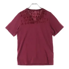 Maison Martin Margiela (メゾンマルタンマルジェラ) 15AW Vネック 半袖Tシャツ カットソー レッド レディース S30GJ0001 S20299のサムネイル