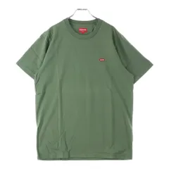 SUPREME (シュプリーム) 19AW Small Box Tee スモールボックスロゴ クルーネック半袖Tシャツ カットソー カーキ