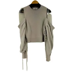 スナイデル snidel シースルーショルダーニットプルオーバー レディース ONE SIZE 