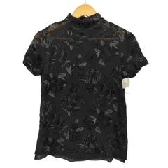 バジーレヴェントット BASILE28 シアー フラワー ジャガード S/S ブラウス レディース JPN：40 