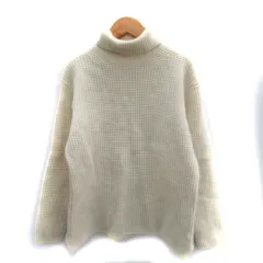 ジャーナルスタンダード JOURNAL STANDARD ニット セーター 長袖 タートルネック ウール L アイボリー /SM16