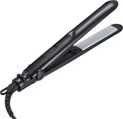 【動作確認済】【中古】本体のみ オーム電機 iberis ミニヘアアイロン ブラック HB-HIK295-K 2020年製