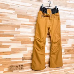 【ジュエル】スノボ ウェア パンツ スノーボード 防水 スキー M 茶キャメル