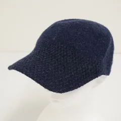 mont-bell モンベル ウールニット ビルキャップ USED美品 ネイビー 帽子 #1108377 ウール Lサイズ アウトドア ユニセックス X8242
