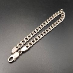 シルバー925 2面 喜平ブレスレット ヴィンテージ 15g - メルカリ