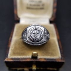50s ガールスカウト イーグル リング シルバー OB刻印 13号 ​ - メルカリ