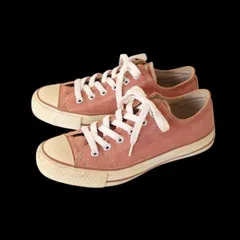 コンバース スニーカー オールスターOX 日本製 ライセンスもの 細畝コーデュロイ くすんだピンクベージュ系 5 （w-1520903）