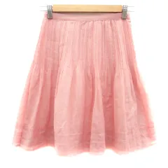 アプワイザーリッシェ Apuweiser-riche フレアスカート ひざ丈 1 ピンク /HO6