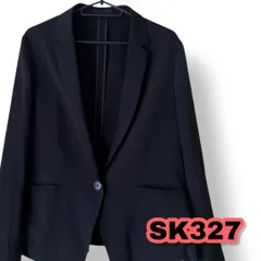 ICB(アイシービー) テーラードジャケット 黒色 42サイズ レディースジャケット　管理SK327のサムネイル