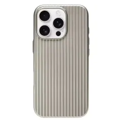 iPhone16ケース チタニウムグレー メッキフレーム 高級ミニマルデザイン シンプル おしゃれ スマホケース スマホカバー iPhone16 iPhone16Pro