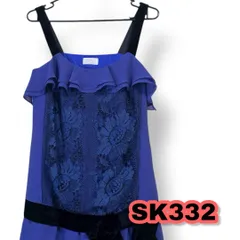 Grace Class(グレースクラス) ノースリーブワンピース ドレス 青色 サイズ記載なし レディースワンピース 管理SK332