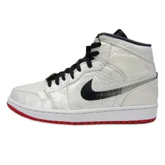 未使用 NIKE × CLOT ナイキ 27.5cm AIR JORDAN 1 MID SE FEARLESS CU2804-100 クロット エアジョーダン1 ミッドカット 白  18001320