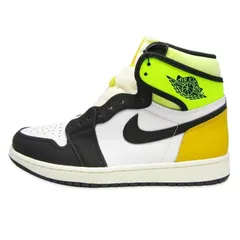 未使用 NIKE ナイキ 27.5cm AIR JORDAN 1 RETRO HIGH OG 555088-118 エアジョーダン1 ハイカット 2020年製 WHITE/BLACK-VOLT  18001318