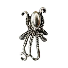 タコ イヤーカフ アクセサリー イヤカフ イヤリング 蛸 海 アニマル マリン