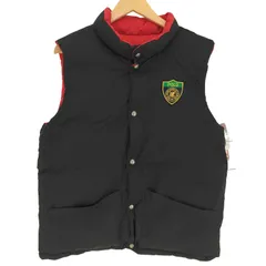 ポロバイラルフローレン Polo by RALPH LAUREN 90-00S エンブレムワッペン ポニー刺繍 ジップアップ ダウンベスト リバーシブル ユニセックス メンズ import：XL 
