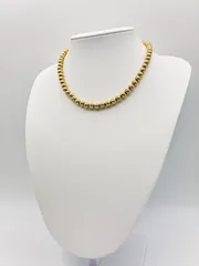 Monet/モネ　ボールチェーン　ネックレス/チョーカー　ゴールド　レディースアクセサリー　ヴィンテージ　SH420