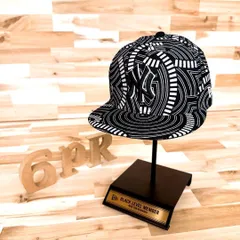 激レア【ニューエラ×ヤンキース】キャップ 総柄モノトーン ビンテージ 黒×グレー