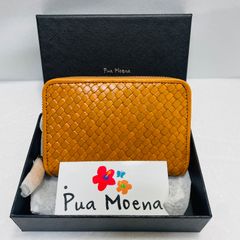 新品未使用】Pua Moenaピュアモエナ 編込み長財布 参考価格22000円 