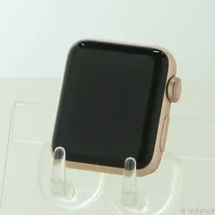〔中古品〕 Apple Watch Series 3 GPS 38mm ゴールドアルミニウムケース バンド無し【247】