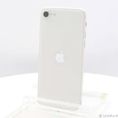 〔中古品〕 iPhone SE 第3世代 64GB スターライト MMYD3J／A SIMフリー【344】