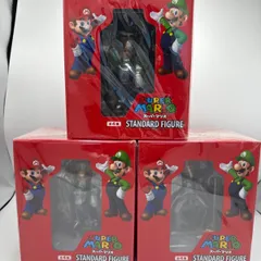 スーパーマリオ　スタンダードフィギュア　ルイージ2個 ワルイージ1個