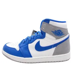 NIKE ナイキ DZ5485-410 Air Jordan 1 High OG True Blue AJ1 エアジョーダン1 ハイカット トゥルーブルー スニーカー グレー系 27cm【極上美品】【中古】