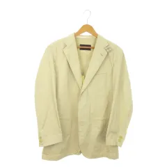 バーバリー ロンドン BURBERRY LONDON テーラードジャケット コットン 背抜き M ベージュ /AO22 ■GY11