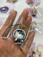 ハローキティ トレーディングマスコット ストラップ ロリータ ブラック