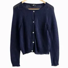 MaxMara WEEKENDLINE マックスマーラ ウィークエンドライン  リネン 亜麻 カーディガン Mのサムネイル