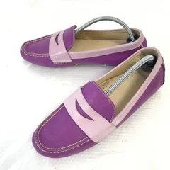COLE HAAN/コールハーン★NIKE AIR/本革/ローファー/モカシン/スリッポン【6.5/23.5/紫/purple】ビジネス/dress shoes◆C-127