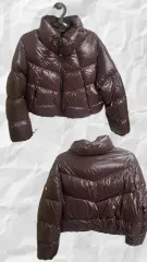 THE NORTH FACE ザノースフェイス グロシー ダウン ジャケット ブラウン