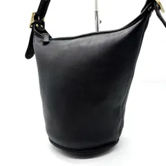 ?美品? OLD COACH オールドコーチ y2k ヴィンテージ ダッフルサック バケツ型 9953 レザー 革 ブラック メンズ レディース ユニセックス 男女兼用